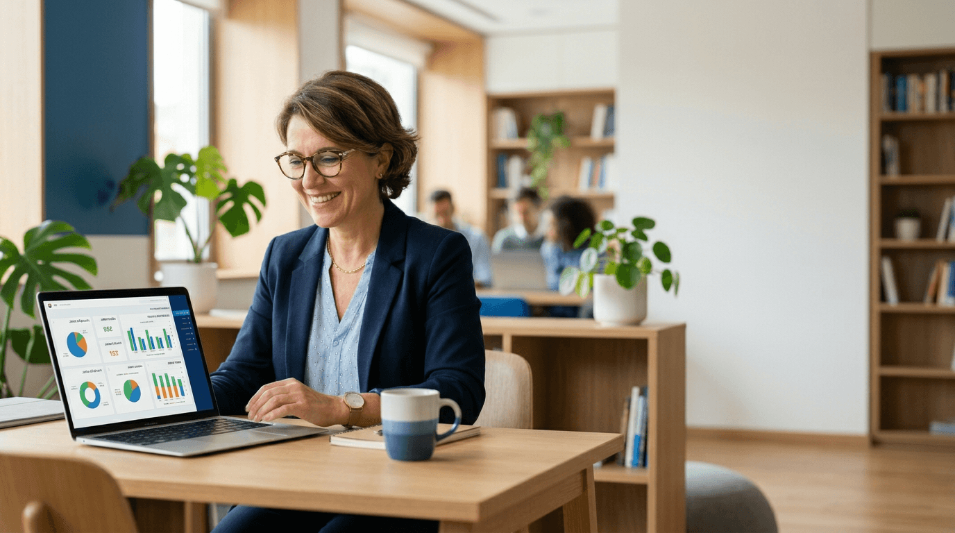 Firefly_GeminiFlash_-Fotografia corporativa educacional, contemporânea, hiper-realista, alta qualidade. E 781090